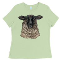 Matcha Suffolk Sheep Head Ladies Tee - LillyAllenDesigns