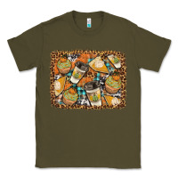 Army Green autumn distressed background Classic Tee - BundleAndBundleShop