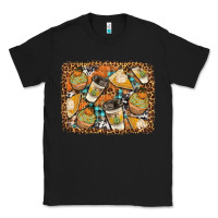 Black autumn distressed background Classic Tee - BundleAndBundleShop