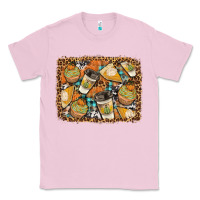 Bubblegum Pink autumn distressed background Classic Tee - BundleAndBundleShop