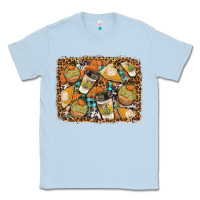 Dusty Blue autumn distressed background Classic Tee - BundleAndBundleShop