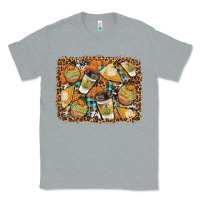 Heather Grey autumn distressed background Classic Tee - BundleAndBundleShop