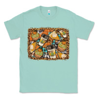 Seafoam autumn distressed background Classic Tee - BundleAndBundleShop