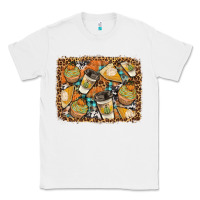 White autumn distressed background Classic Tee - BundleAndBundleShop