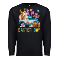 Black Easter Day With Truck Premium Sweatshirt - BundleAndBundleShop