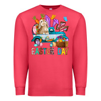 Cardinal Easter Day With Truck Premium Sweatshirt - BundleAndBundleShop