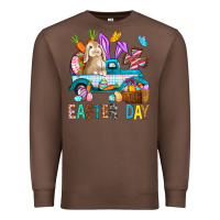 Chestnut Easter Day With Truck Premium Sweatshirt - BundleAndBundleShop