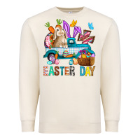Sandshell Easter Day With Truck Premium Sweatshirt - BundleAndBundleShop