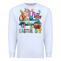 Easter Day With Truck Premium Sweatshirt | Teevron