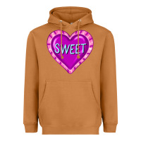 Meerkat valentine's day hearts Heavyweight Hoodie - FaDigitalArtStudio