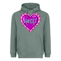 Sage valentine's day hearts Heavyweight Hoodie - FaDigitalArtStudio