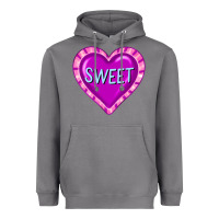 Storm valentine's day hearts Heavyweight Hoodie - FaDigitalArtStudio