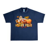 Navy happy fall y'all Urban Heavy Tee - LillyAllenDesigns