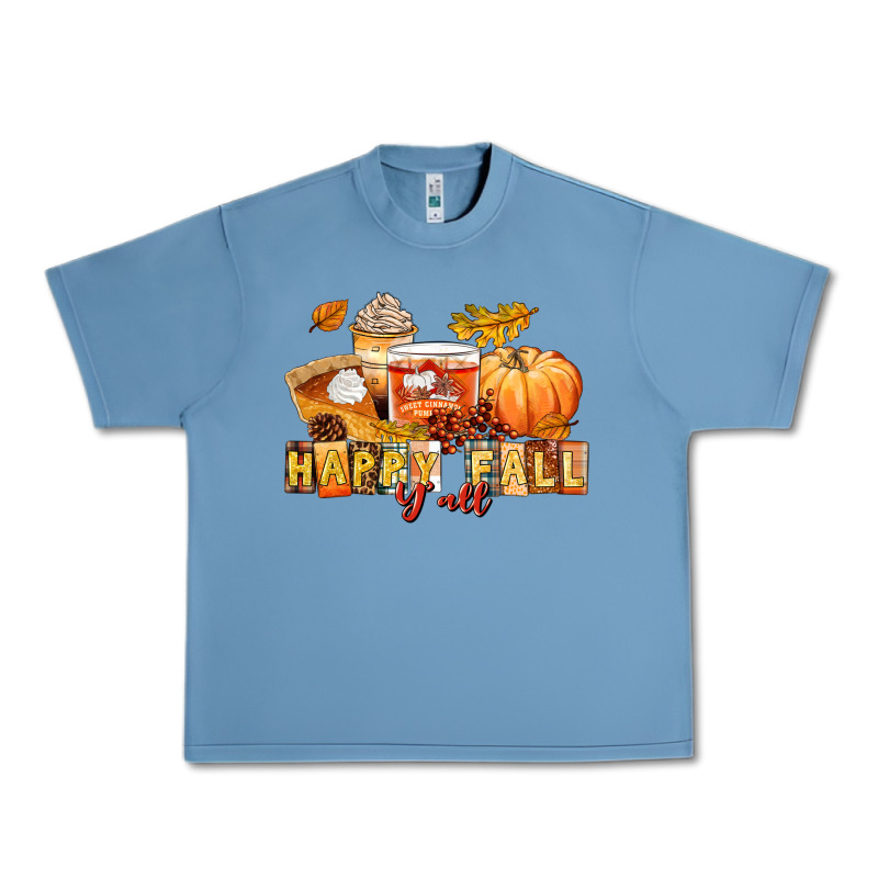 Happy Fall Y'all Urban Heavy Tee by LillyAllenDesigns | Teevron