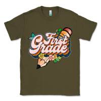 Army Green first grade Classic Tee - JahusDesignShop