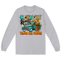 Moon Dust country roads take me home vintage truck Long Sleeve Tee - Jasminsmagicworld