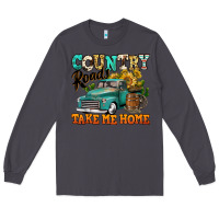 Smoke country roads take me home vintage truck Long Sleeve Tee - Jasminsmagicworld