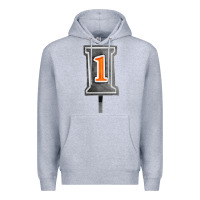 Heather Grey marker 1 chain fa element Premium Hoodie - FaDigitalArtStudio