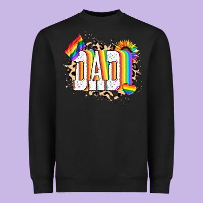 Dad Pride Heavyweight Sweatshirt Designed By Nancycooperartshop
