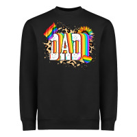 Black Dad Pride Heavyweight Sweatshirt - NancyCooperArtShop