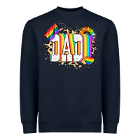 Navy Dad Pride Heavyweight Sweatshirt - NancyCooperArtShop