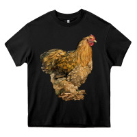 Black Cochin Chicken Heavy Core Tee - LillyAllenDesigns