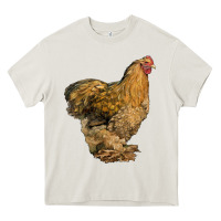 Cream Cochin Chicken Heavy Core Tee - LillyAllenDesigns