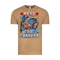 Vintage Camel reel cool grandpa american flag bass Vintage Tee - LillyAllenDesigns