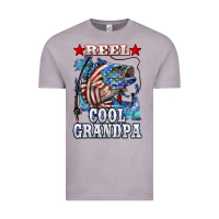 Vintage Zinc reel cool grandpa american flag bass Vintage Tee - LillyAllenDesigns