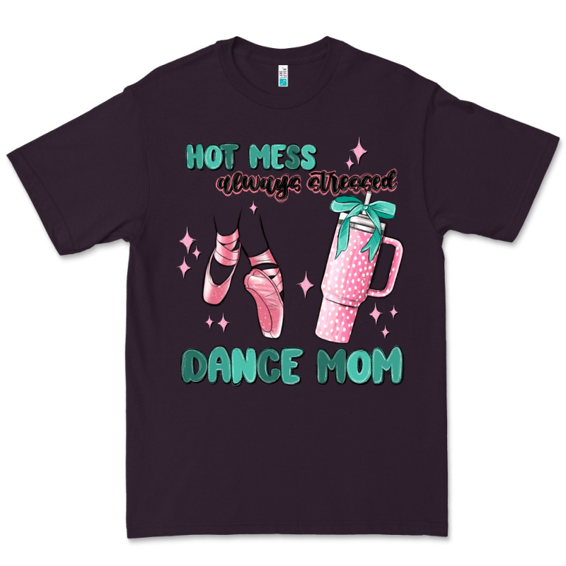 Mess Always Stressed Dance Mom Premium Tee by MaliasSmallBusiness | Teevron