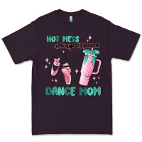 Plum mess always stressed dance mom Premium Tee - MaliasSmallBusiness