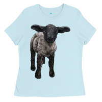 Baby Blue suffolk baby sheep Ladies Tee - LillyAllenDesigns
