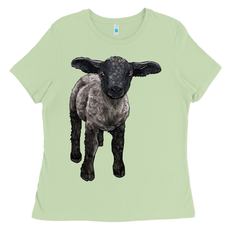 Suffolk Baby Sheep Ladies Tee by LillyAllenDesigns | Teevron