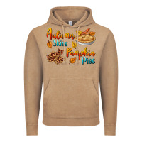 Vintage Coffee Autumn Skies Pumpkin Pies Vintage Hoodie - BundleAndBundleShop