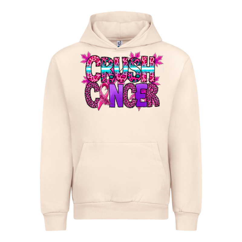 Crush Cancer Urban Hoodie by SublimationCraftShop | Teevron