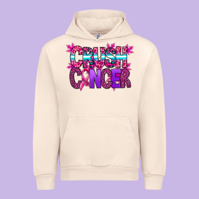 Crush Cancer Urban Hoodie Designed By Sublimationcraftshop
