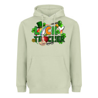Matcha lucky teacher St. Patricks Day Heavyweight Hoodie - FaDigitalArtStudio