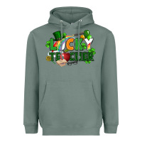 Sage lucky teacher St. Patricks Day Heavyweight Hoodie - FaDigitalArtStudio