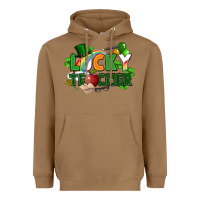 Toasted Coconut lucky teacher St. Patricks Day Heavyweight Hoodie - FaDigitalArtStudio