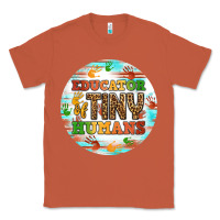 Copper educator of tiny humans round earring Classic Tee - BundleAndBundleShop