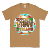 Toasted Coconut educator of tiny humans round earring Classic Tee - BundleAndBundleShop