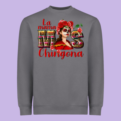 La Mama Mos Chingona Heavyweight Sweatshirt Designed By Nancycooperartshop
