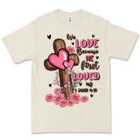 Bone valentine cross Premium Tee - MaliasSmallBusiness