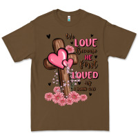 Cacao valentine cross Premium Tee - MaliasSmallBusiness