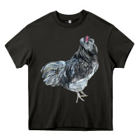 Asphalt Ameraucana Rooster Heavy Core Tee - LillyAllenDesigns