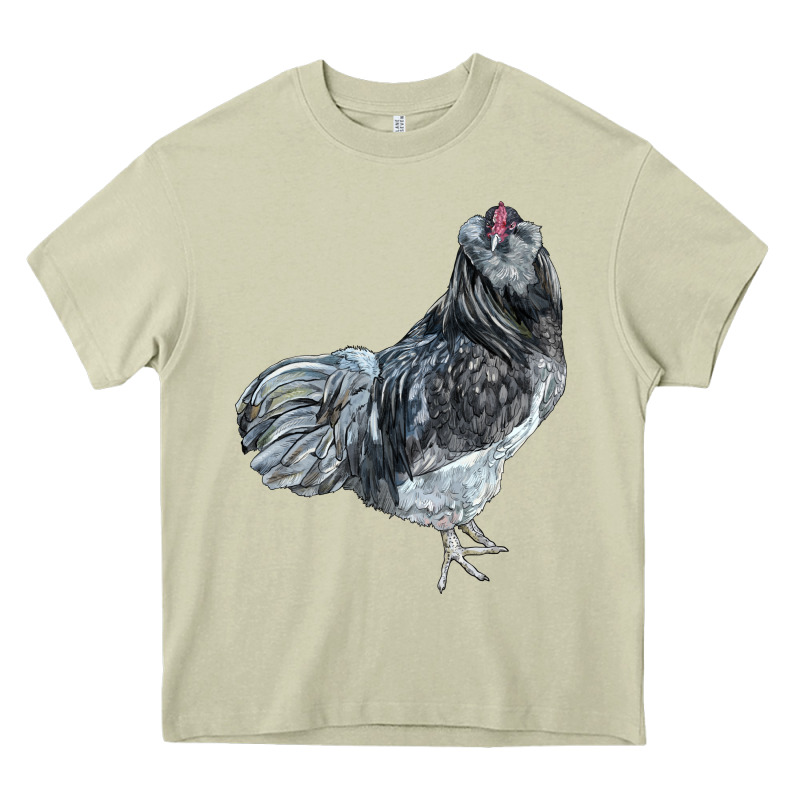 Ameraucana Rooster Heavy Core Tee by LillyAllenDesigns | Teevron