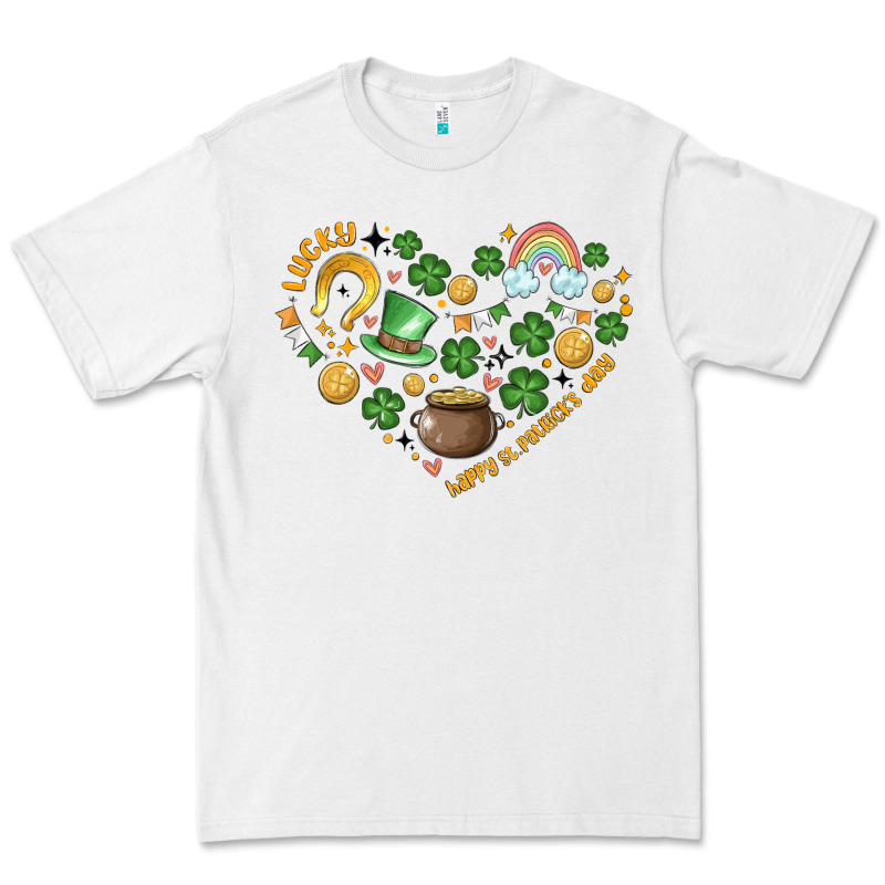 St Patricks  Hearts Premium Tee by MaliasSmallBusiness | Teevron