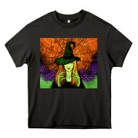 Asphalt halloween witch tumbler Heavy Core Tee - Jasminsmagicworld
