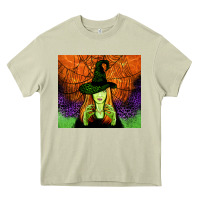 Mossy halloween witch tumbler Heavy Core Tee - Jasminsmagicworld