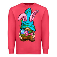 Cardinal Easter Wicker Basket Gnome Premium Sweatshirt - BundleAndBundleShop